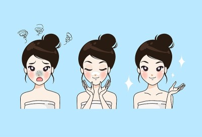 The girl is a pimple.