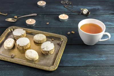 Mantecados和polvorones，传统的西班牙甜食