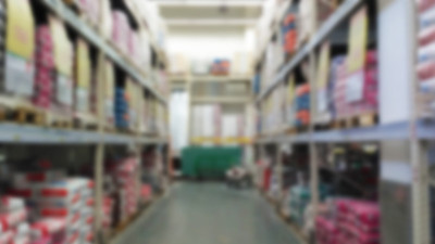 商场、商场散焦模糊背景。