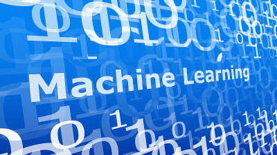 机器学习创意矢量插图，数字技术概念