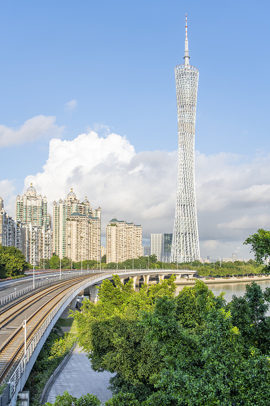 广州塔，中国广州的标志性建筑
