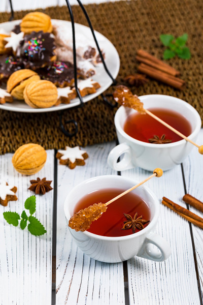 饼干背景甜点
