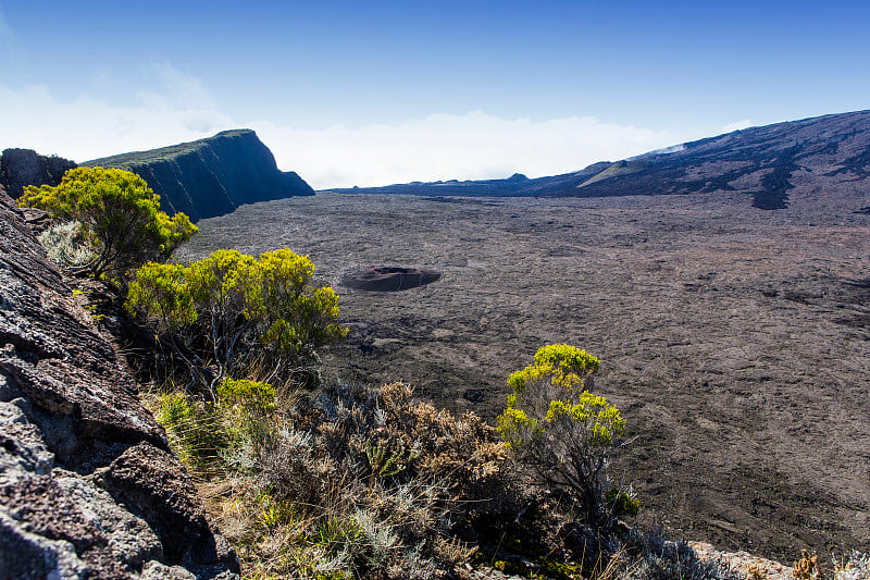 法国留尼汪岛拉福奈斯火山