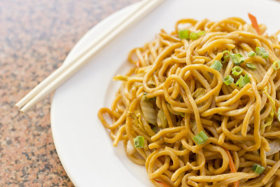 中国蔬菜捞面
