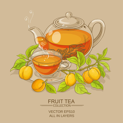 杏茶插图