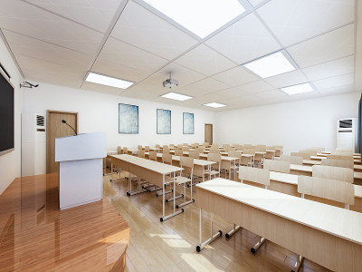 现代学校豪华教室的设计