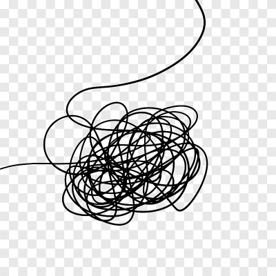Vector of hand drawn scrawl sketch. Chaos pattern.