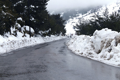 路上的雪