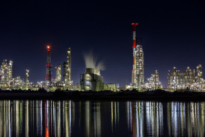 yokkaichi市植物夜景