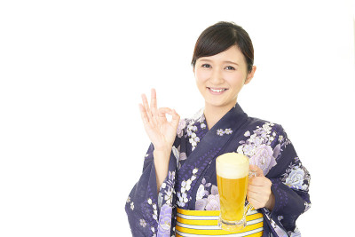 微笑的日本女人
