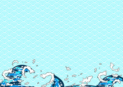 蓝波和青海波背景