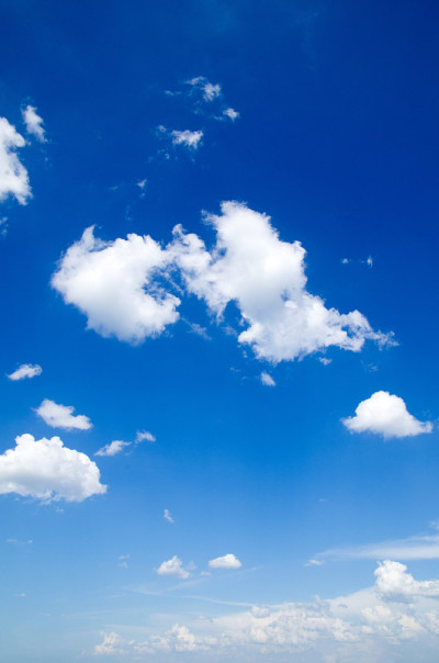 蓝色的天空