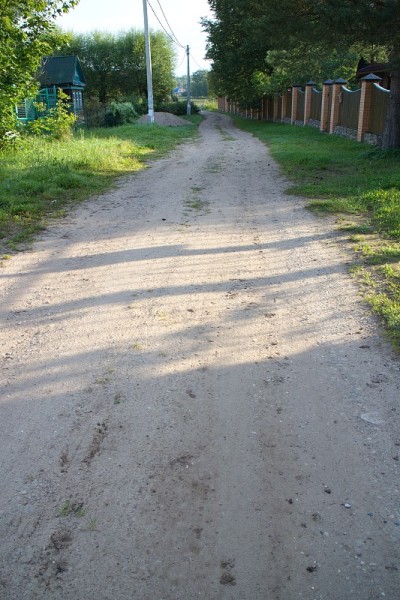 夏日清晨的乡村小路