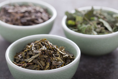 不同种类的绿茶