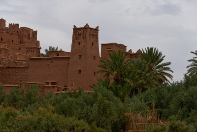 Aït Benhaddou的粘土建筑