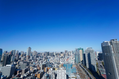 日本东京的全景