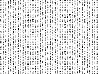 矢量插图抽象大数据数字业务背景
