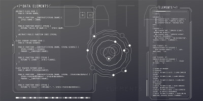 HUD界面元素与部分PHP代码。