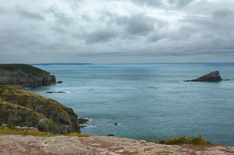 Cap Frehel(布列塔尼，法国):海岸