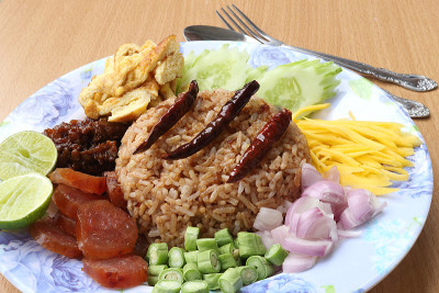 虾酱拌饭