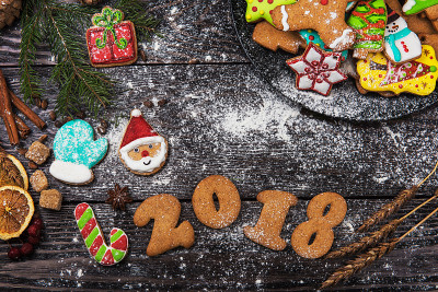 姜饼迎接2018年