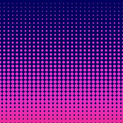 Pop art Halftone Seamless background. Halftone vio