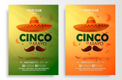 Cinco De Mayo poster design. Marketing, advertisin