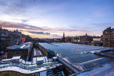 爱丁堡城市景观，苏格兰，英国