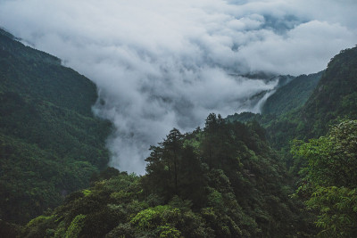 云中山脊，明月山，中国