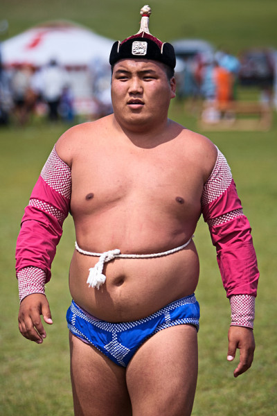 蒙古摔跤手