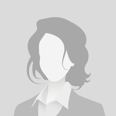 默认头像照片占位符图标。灰色的概要图。商业女性