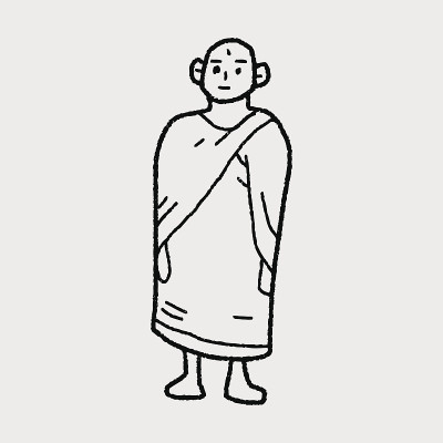和尚涂鸦