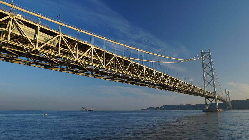 日本兵库县明石海峡大桥