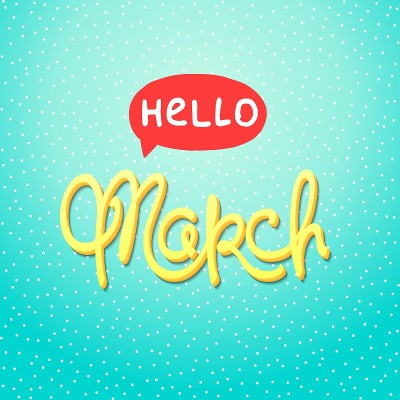 你好,3月。