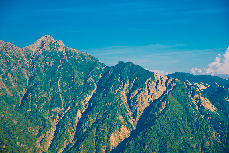 日本富山的山景