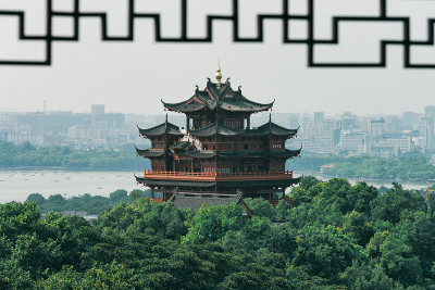 西湖风景,杭州,中国