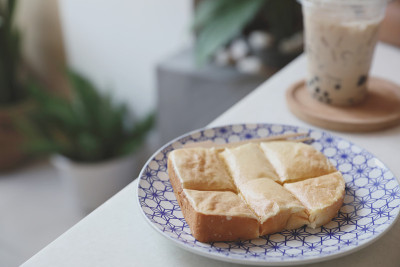 台湾土司配台湾奶茶，台湾美食