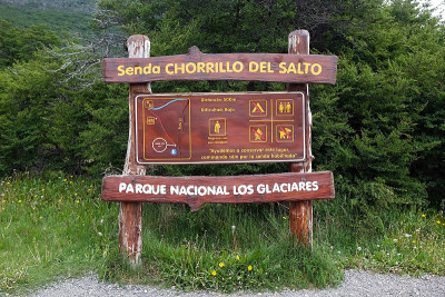 Chorrillo del Salto，阿根廷El Chalten附近的瀑布