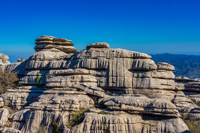 El Torcal de Antequera, Andalusia, Spain，在Antequer