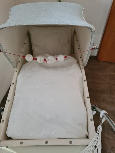漂亮的老式婴儿车