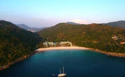 泰国普吉岛全景鸟瞰图