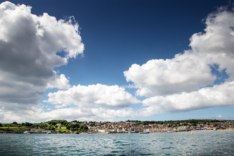 海洋景观在swanage