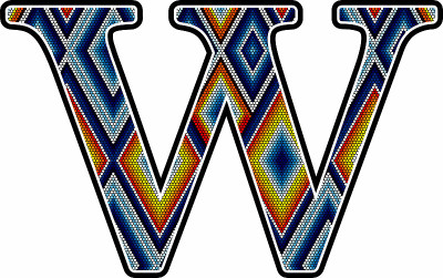 惠科尔艺术大写字母w