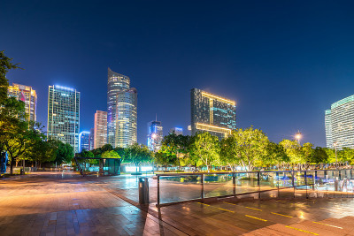 杭州金融中心的建筑景观