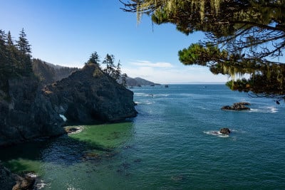 俄勒冈州海岸徒步旅行