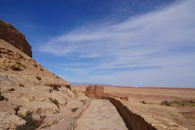 Kasbah Ait Ben Haddou在非洲摩洛哥