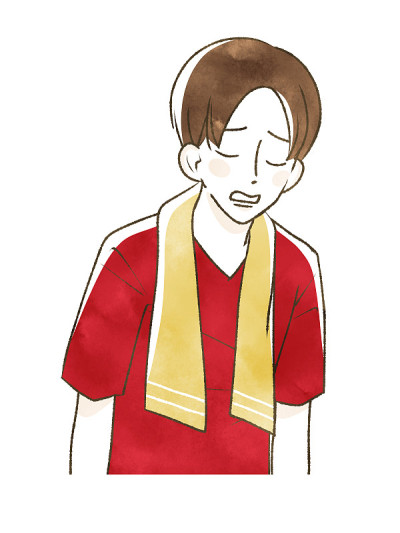 失望的男性支持者