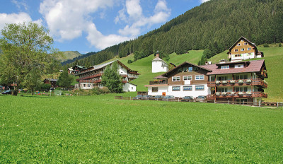 Kleinwalsertal的Baad村