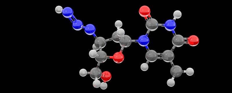 azt分子的三维玻璃结构