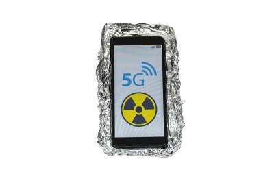 铝箔智能手机外壳和5g危险标志